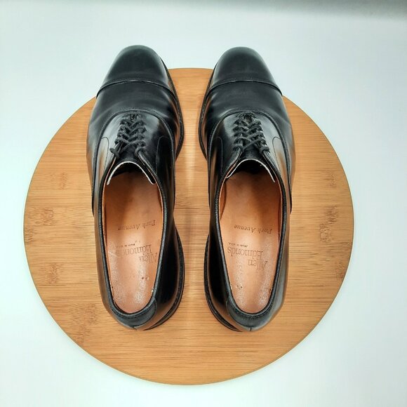 Allen Edmonds Park Avenue Mens Size 9.5 Shoes Black Leather Dress Sneakers USA main image 6